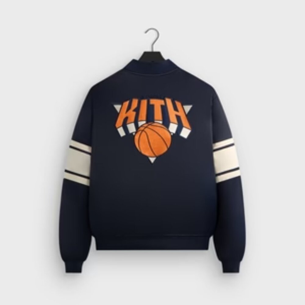 Kith for the New York Knicks Classic Satin Bomber Jacket - Picture 4 of 5